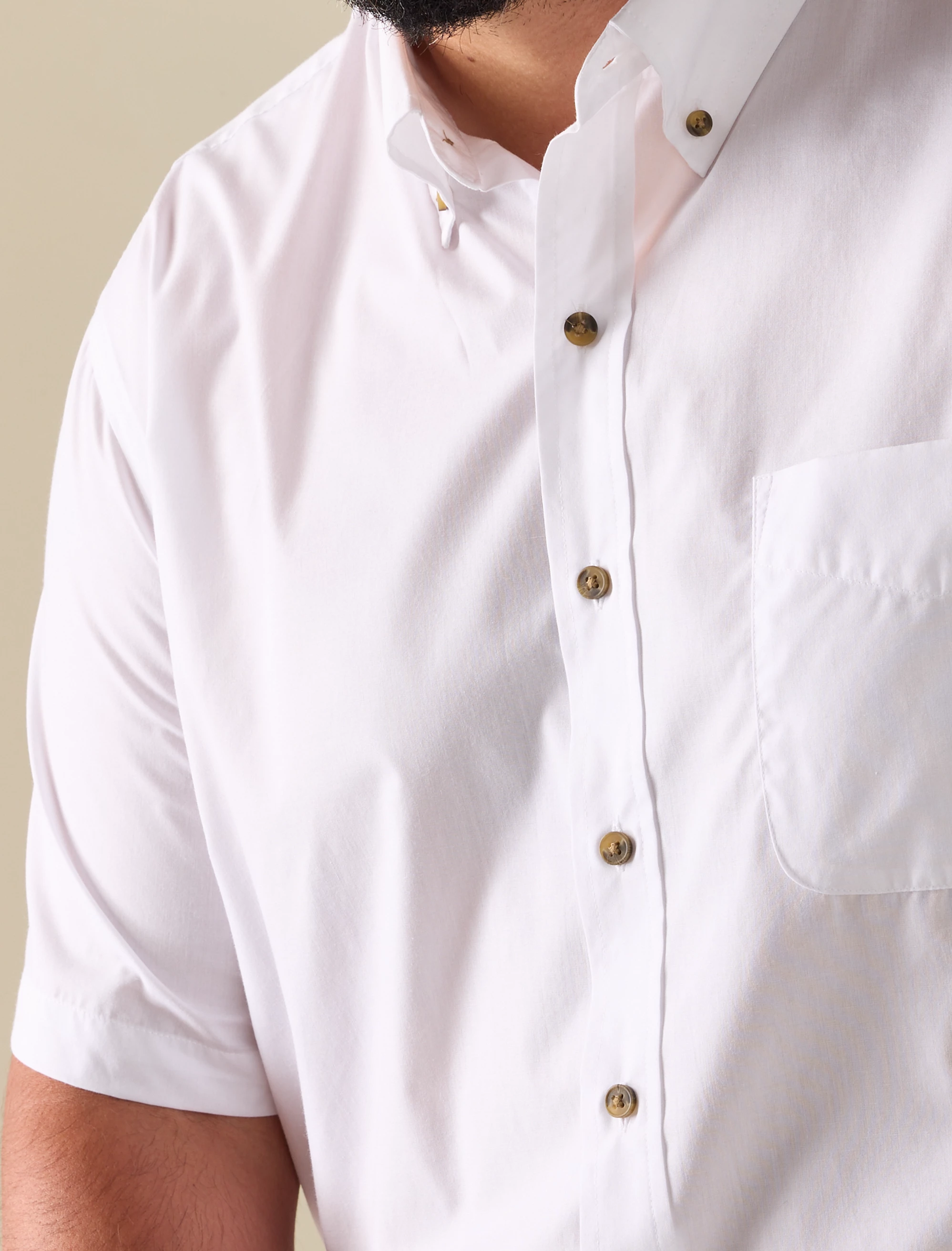 Easy-Care Solid Sport Shirt