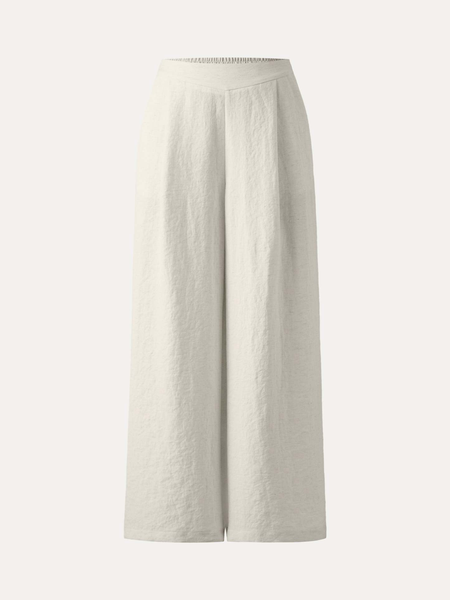 Breezy Linen-Like Mid Rise Wide Leg Pant with Pockets