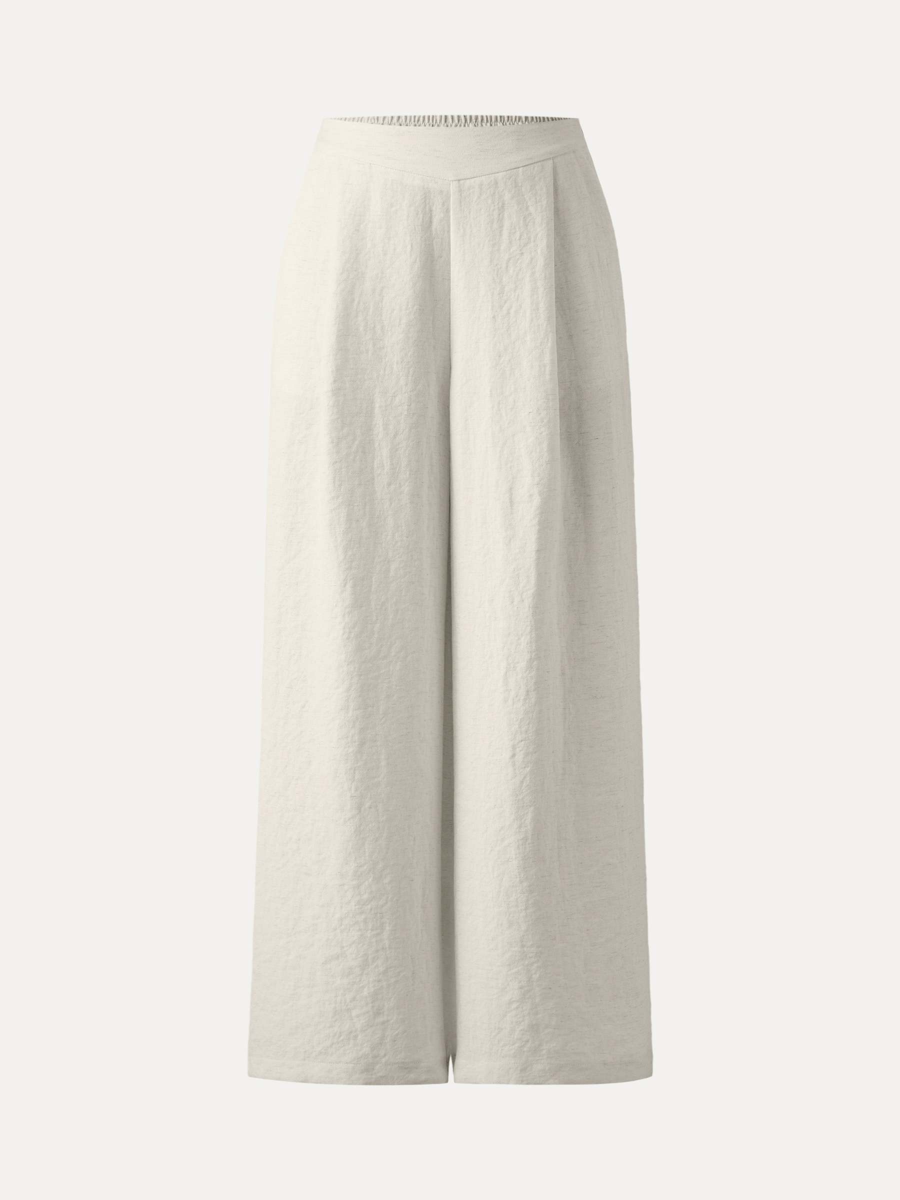 Breezy Linen-Like Mid Rise Wide Leg Pant with Pockets