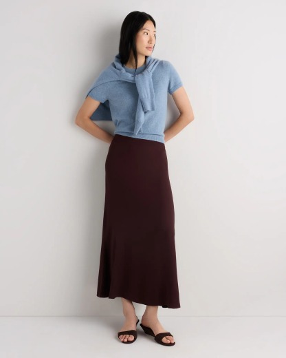 Lightweight Crepe Slip Skirt