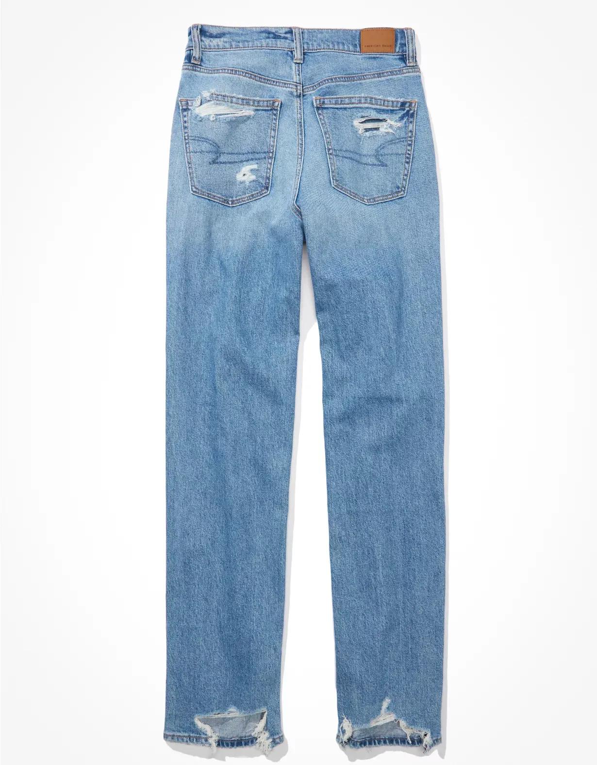 Strigid Ripped Highest Waist Baggy Straight Jean