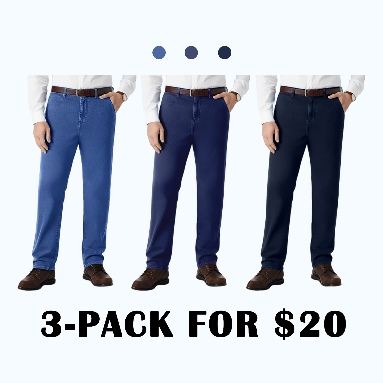 🔥Clearance sale, limited stock !🔥Men's Classic Straight Fit Stretch Jeans