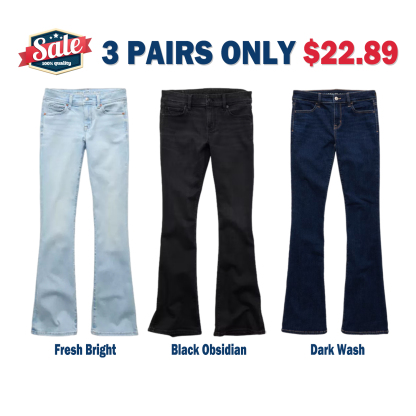 Women's 6-Pack Low-Rise Kick Bootcut Jean