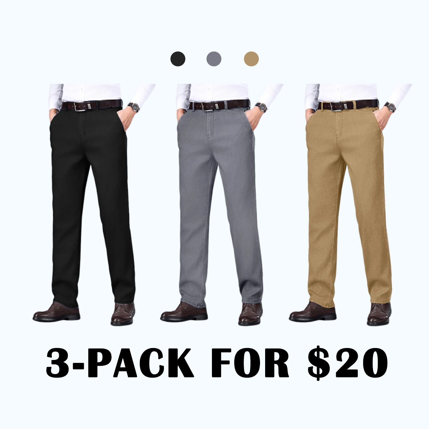 🔥Clearance sale, limited stock !🔥Men's Classic Straight Fit Stretch Jeans