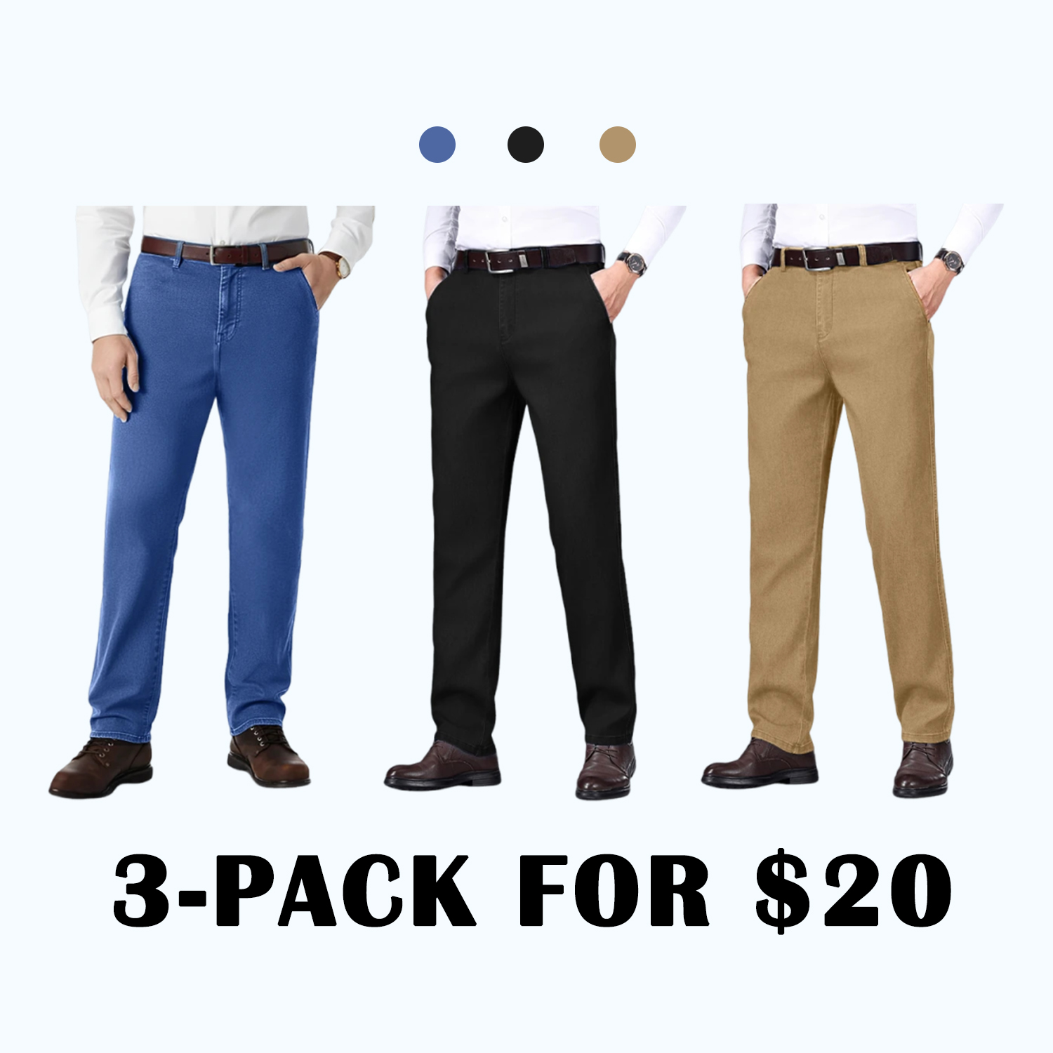 🔥Clearance sale, limited stock !🔥Men's Classic Straight Fit Stretch Jeans