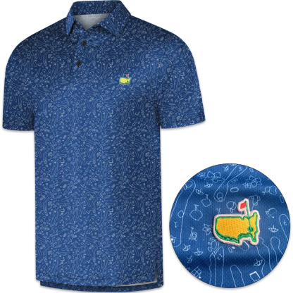 Men's Short Sleeve Moisture Wicking Embroidered Golf Polo Shirt 