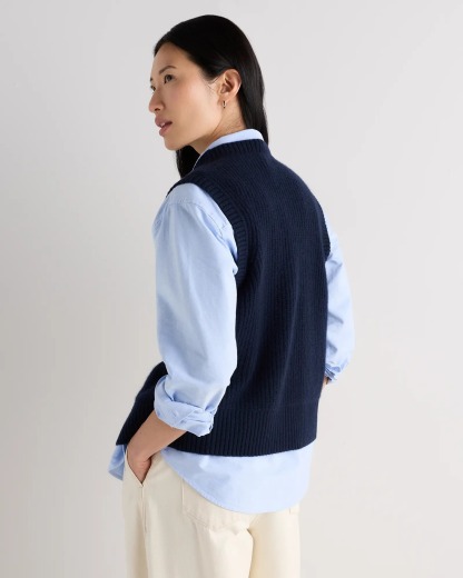 Mongolian Cashmere Fisherman Sweater Vest