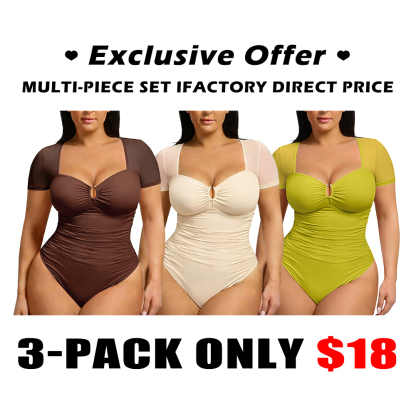 Women's Ultra-Fine Mesh Classic Thong Bodysuit