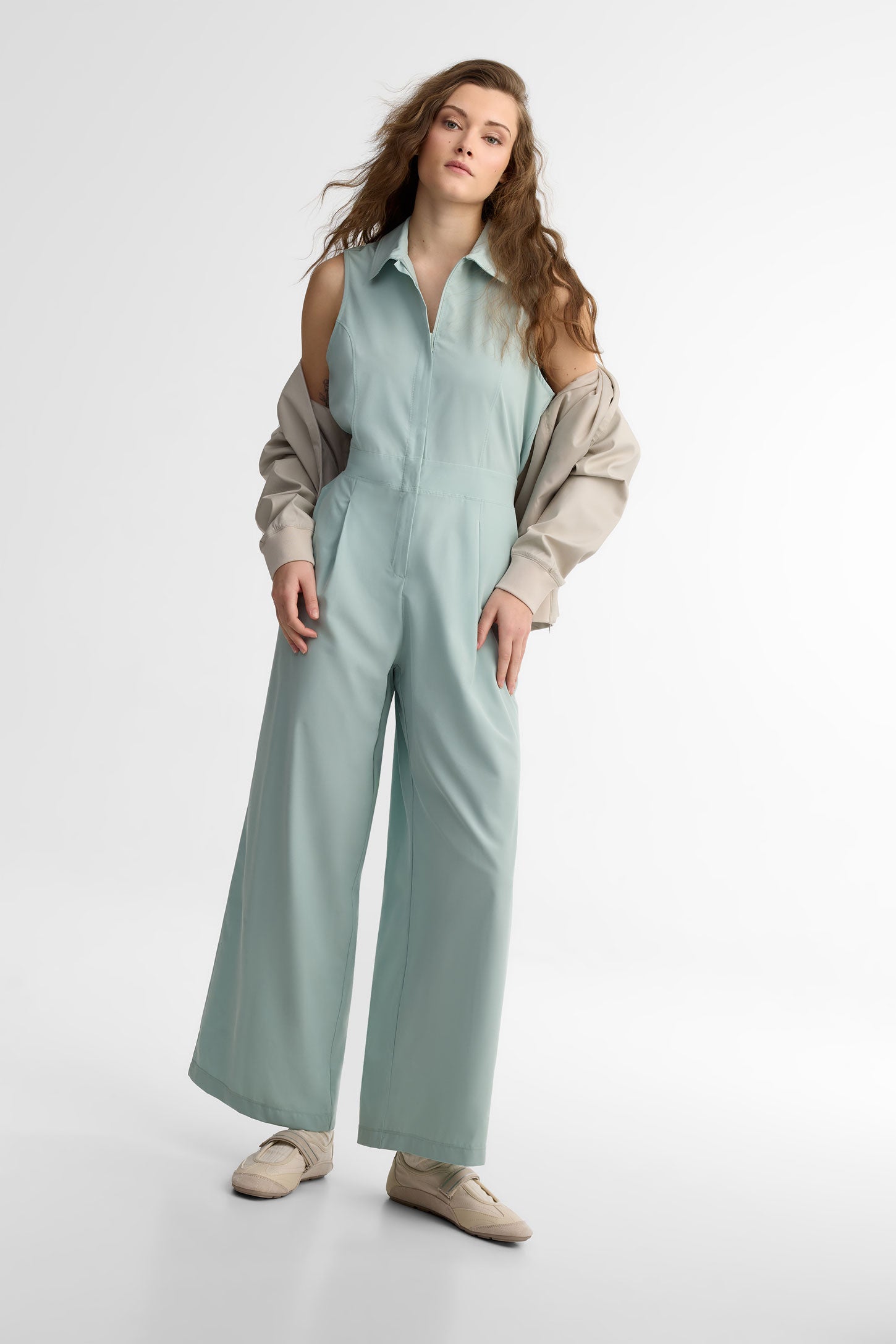 Combinaison jambe large - Femme