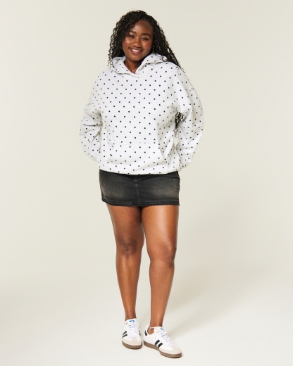  Feel Good Oversized Dot Hoodie