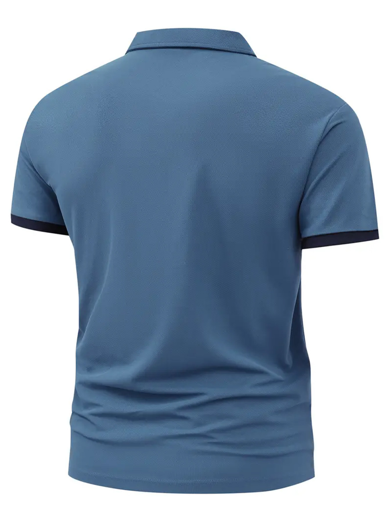 ⏰️Limited Time Sale⏰️Men’s Casual Contrast Trim Short Sleeve Golf Polo Shirt 