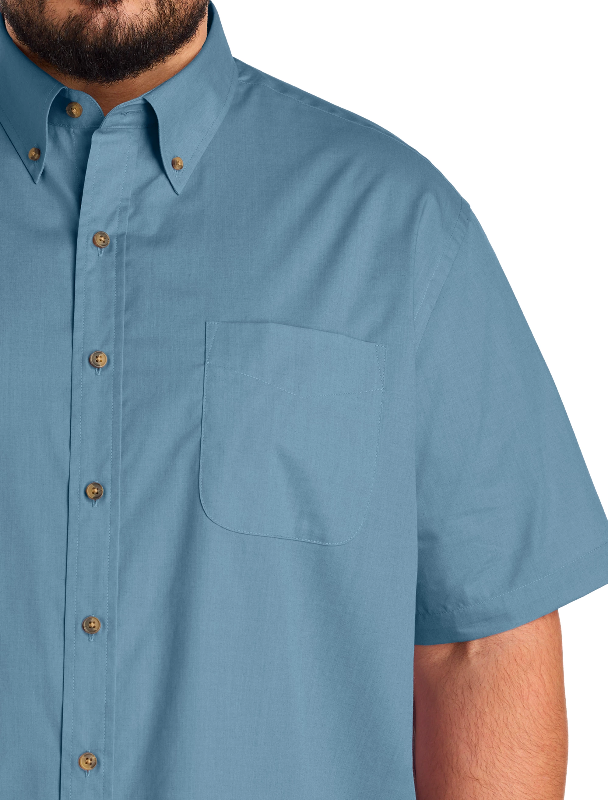 Easy-Care Solid Sport Shirt