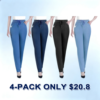 ⏰Last Day Sale🔥Women's High Waist Ultra-Stretch Mom Jeans