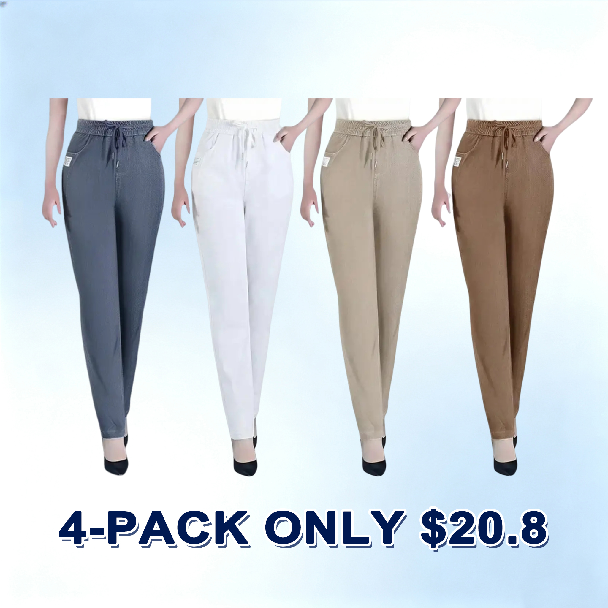 ⏰Last Day Sale🔥Women's High Waist Ultra-Stretch Mom Jeans