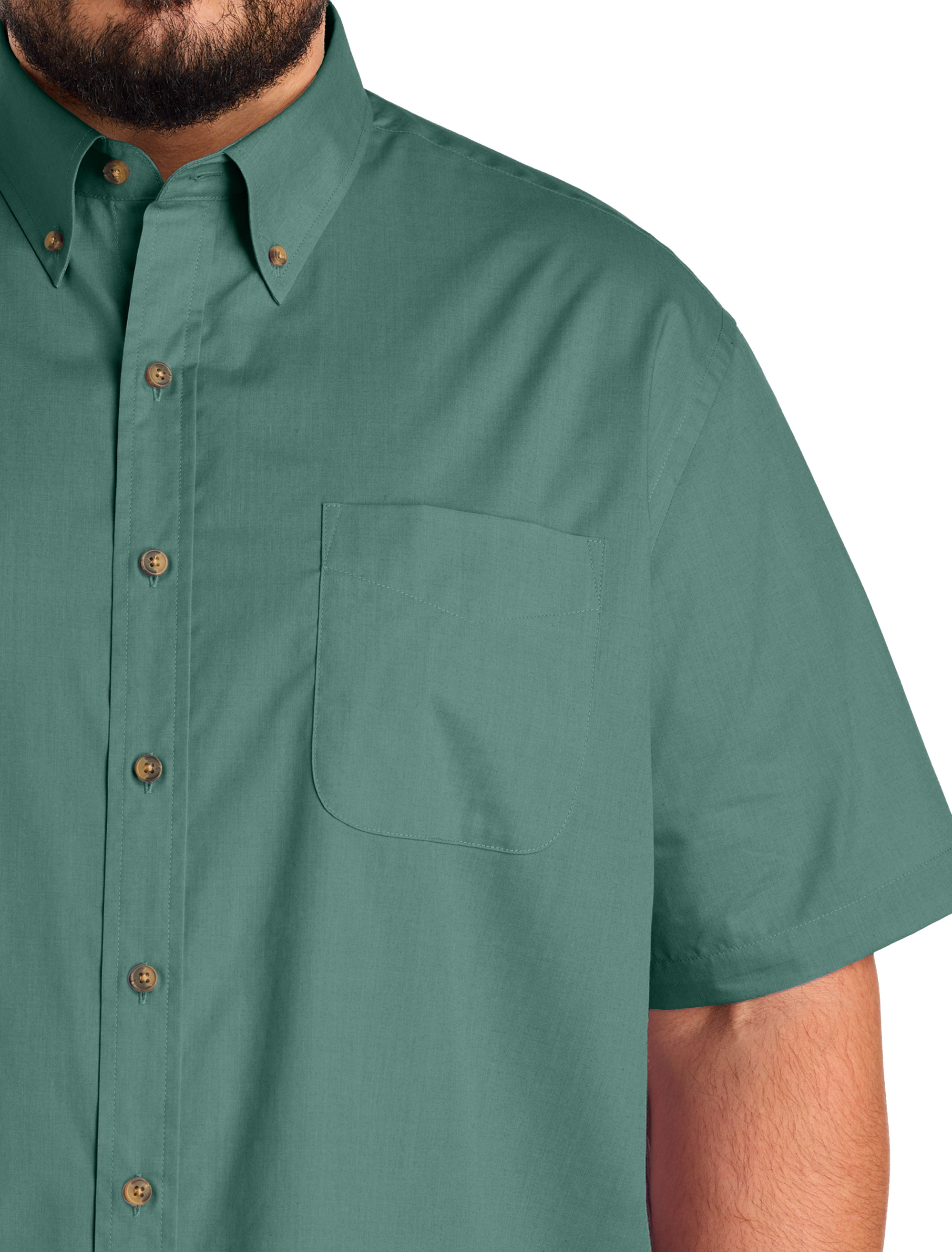 Easy-Care Solid Sport Shirt