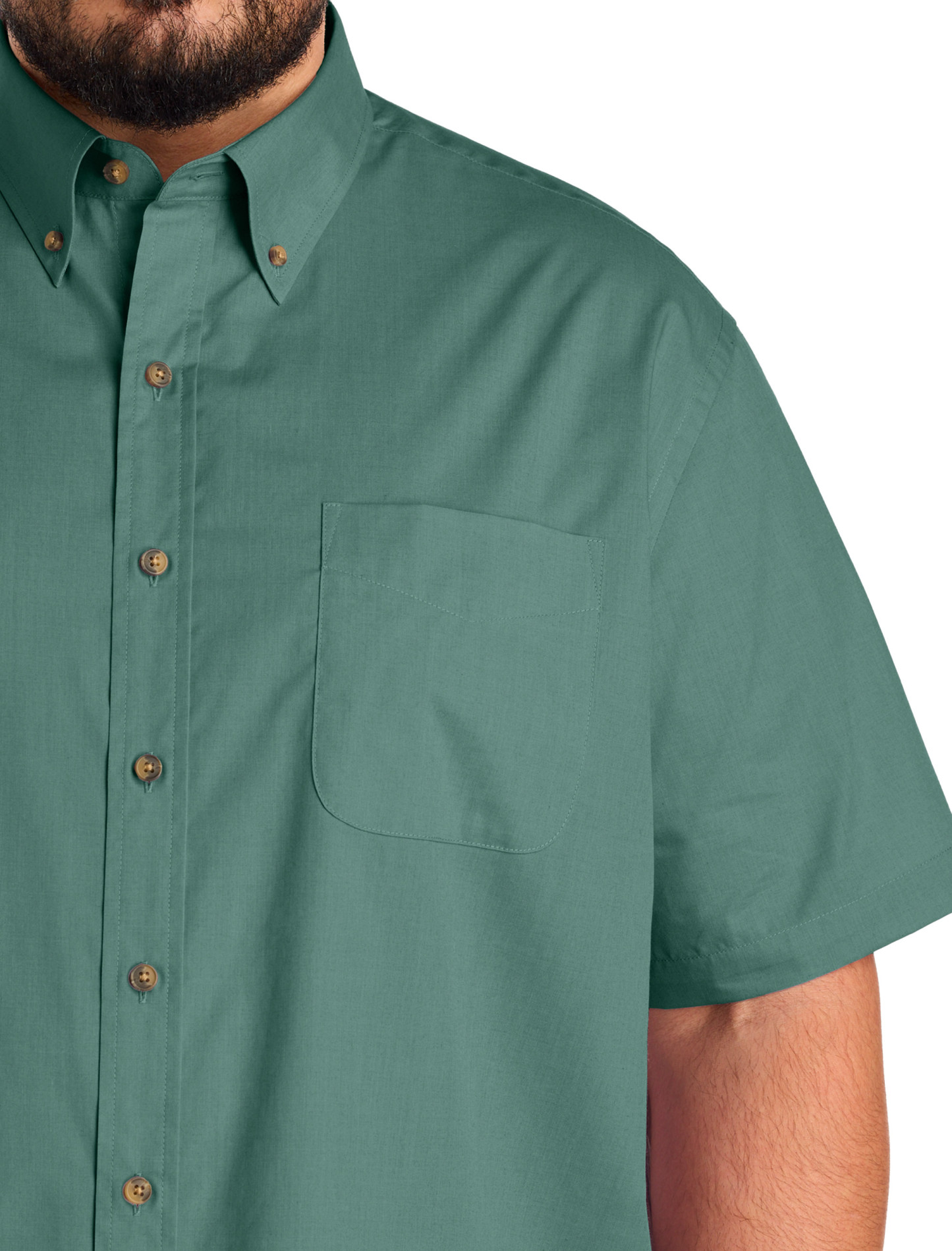 Easy-Care Solid Sport Shirt