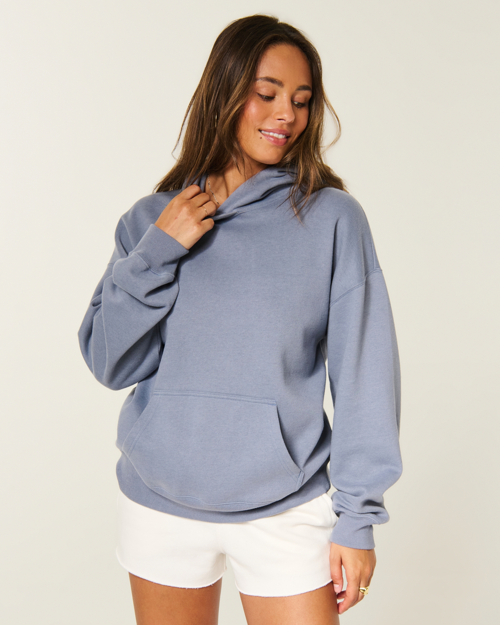  Feel Good Oversized Dot Hoodie