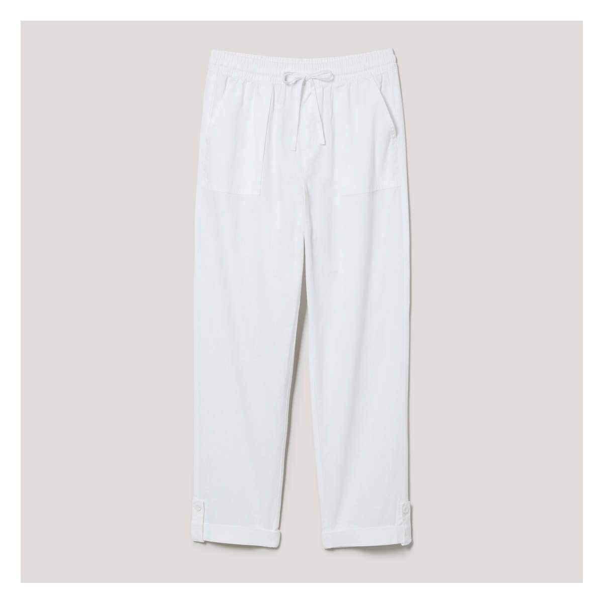 Linen-Blend Pant