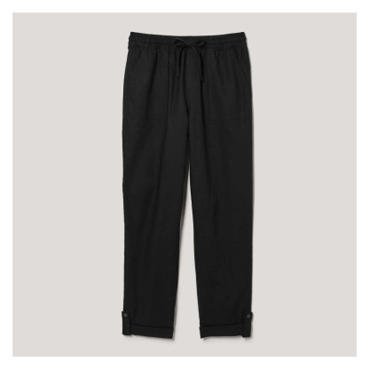 Linen-Blend Pant