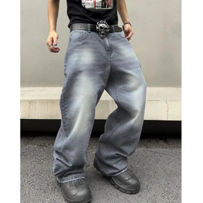 Men's Vintage Baggy Jean Wide Leg Denim Pant