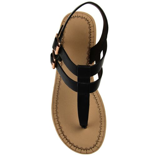 Journee Women's Bianca Comfort T-Strap Wedge Sandals