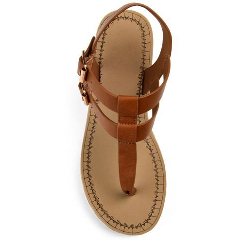 Journee Women's Bianca Comfort T-Strap Wedge Sandals