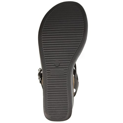 Journee Women's Bianca Comfort T-Strap Wedge Sandals