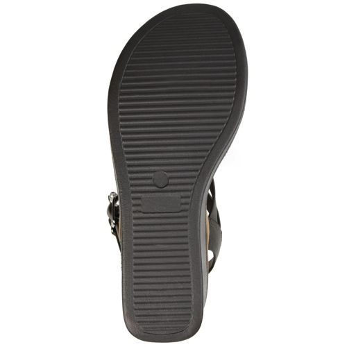Journee Women's Bianca Comfort T-Strap Wedge Sandals