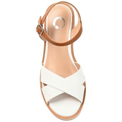 Journee Women's Hilaree Criss Cross Ankle Strap Sandals