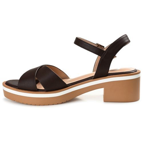 Journee Women's Hilaree Criss Cross Ankle Strap Sandals