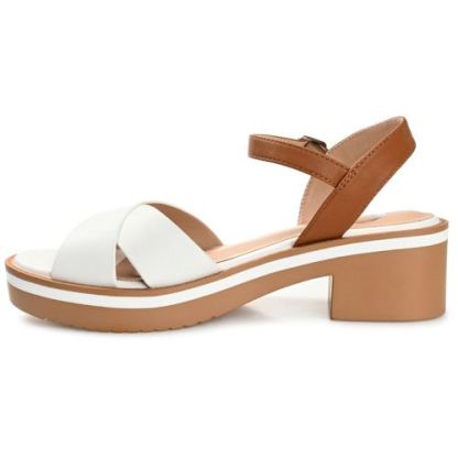 Journee Women's Hilaree Criss Cross Ankle Strap Sandals