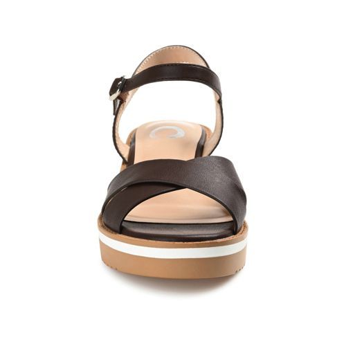 Journee Women's Hilaree Criss Cross Ankle Strap Sandals