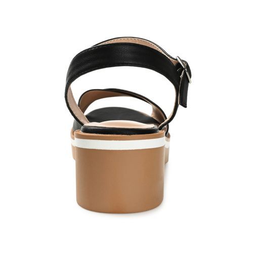 Journee Women's Hilaree Criss Cross Ankle Strap Sandals