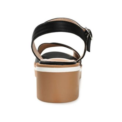 Journee Women's Hilaree Criss Cross Ankle Strap Sandals