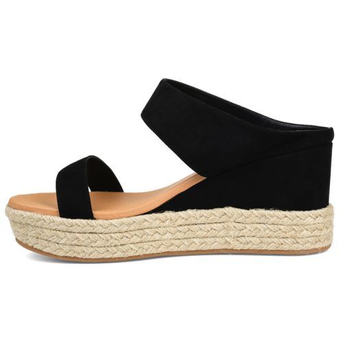 Journee Women's Alissa Tru Comfort Foam Espadrille Slide Wedge Sandals