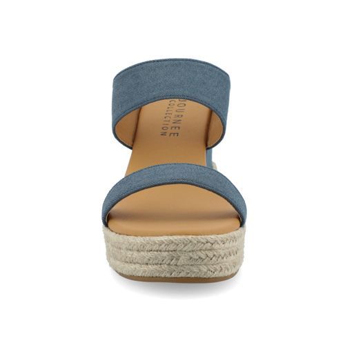 Journee Women's Alissa Tru Comfort Foam Espadrille Slide Wedge Sandals
