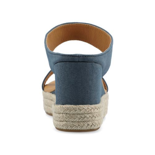 Journee Women's Alissa Tru Comfort Foam Espadrille Slide Wedge Sandals