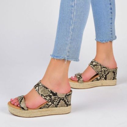 Journee Women's Alissa Tru Comfort Foam Espadrille Slide Wedge Sandals