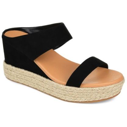 Journee Women's Alissa Tru Comfort Foam Espadrille Slide Wedge Sandals