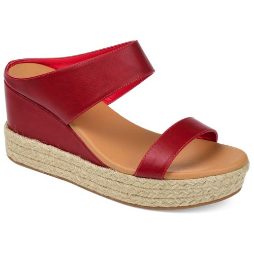 Journee Women's Alissa Tru Comfort Foam Espadrille Slide Wedge Sandals