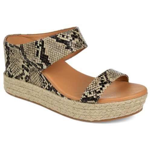 Journee Women's Alissa Tru Comfort Foam Espadrille Slide Wedge Sandals