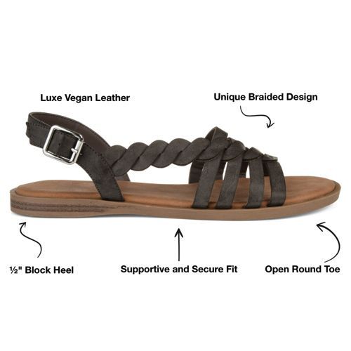 Journee Women's Solay Ankle Strap Sandals