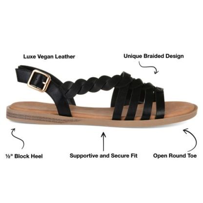 Journee Women's Solay Ankle Strap Sandals