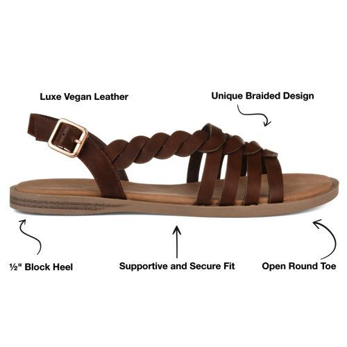 Journee Women's Solay Ankle Strap Sandals