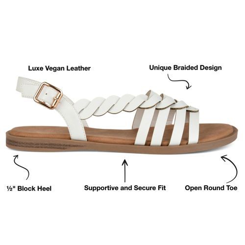 Journee Women's Solay Ankle Strap Sandals