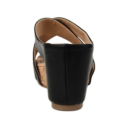 Journee Women's Rayna Criss Cross Wedge Sandals