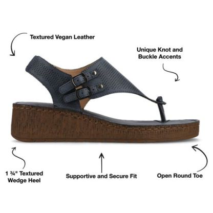 Journee Women's Mckell Wedge Sandals