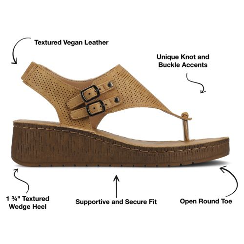 Journee Women's Mckell Wedge Sandals