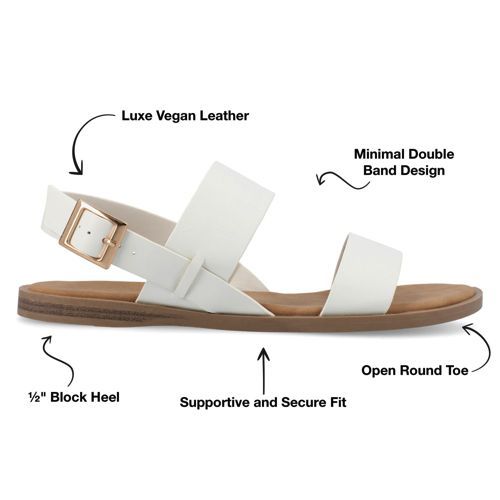 Journee Women's Lavine Ankle Strap Sandals