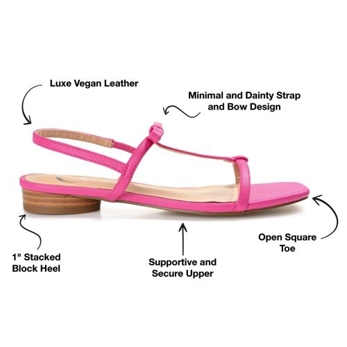 Journee Women's Zaidda T Strap Sandals